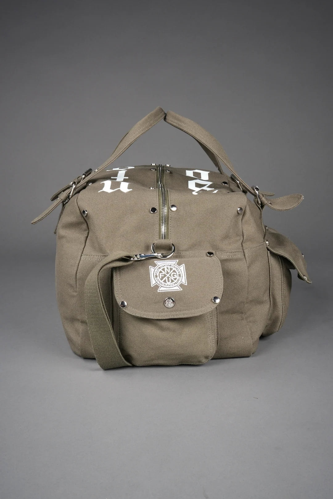 OUR MANTRA DUFFLE BAG IN OLIVE