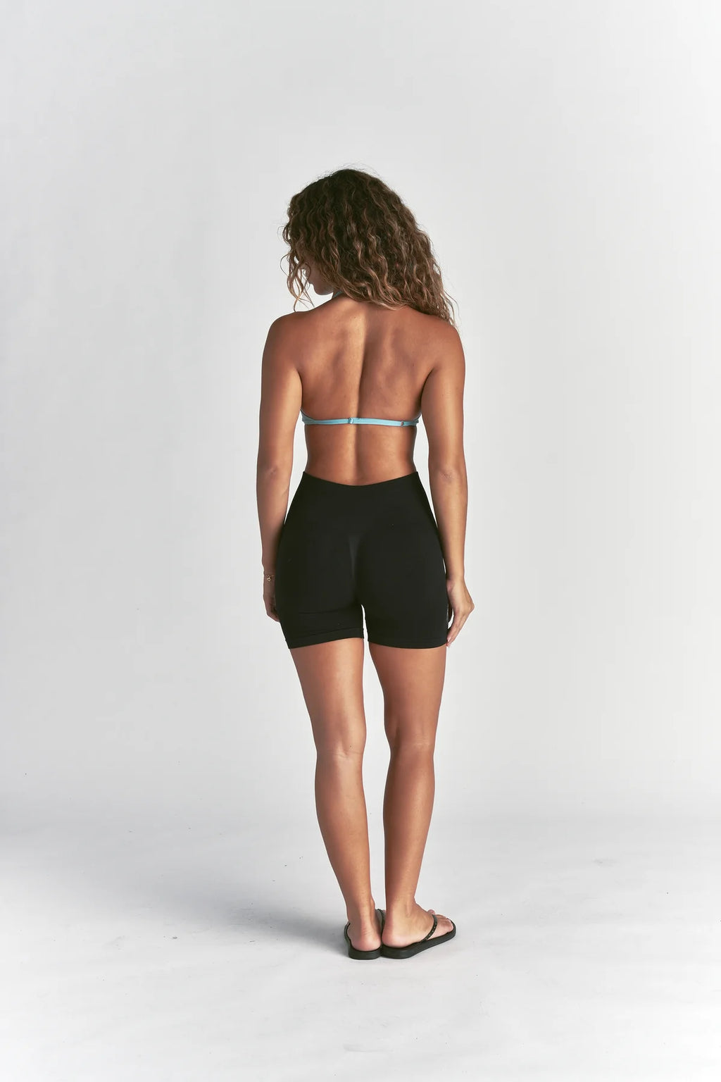 WOLF "LANA" HALTER ENERGY BRA IN DUSTY TURQUOISE