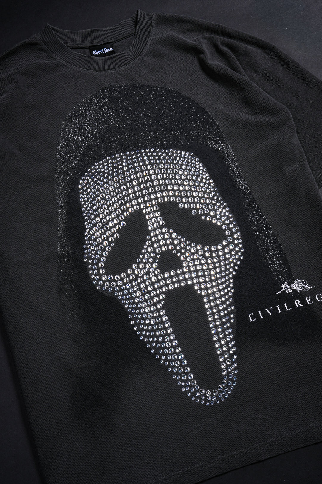 ALL SHALL PERISH "SBS" AMERICAN CLASSIC OVERSIZED TEE IN VINTAGE ASHES