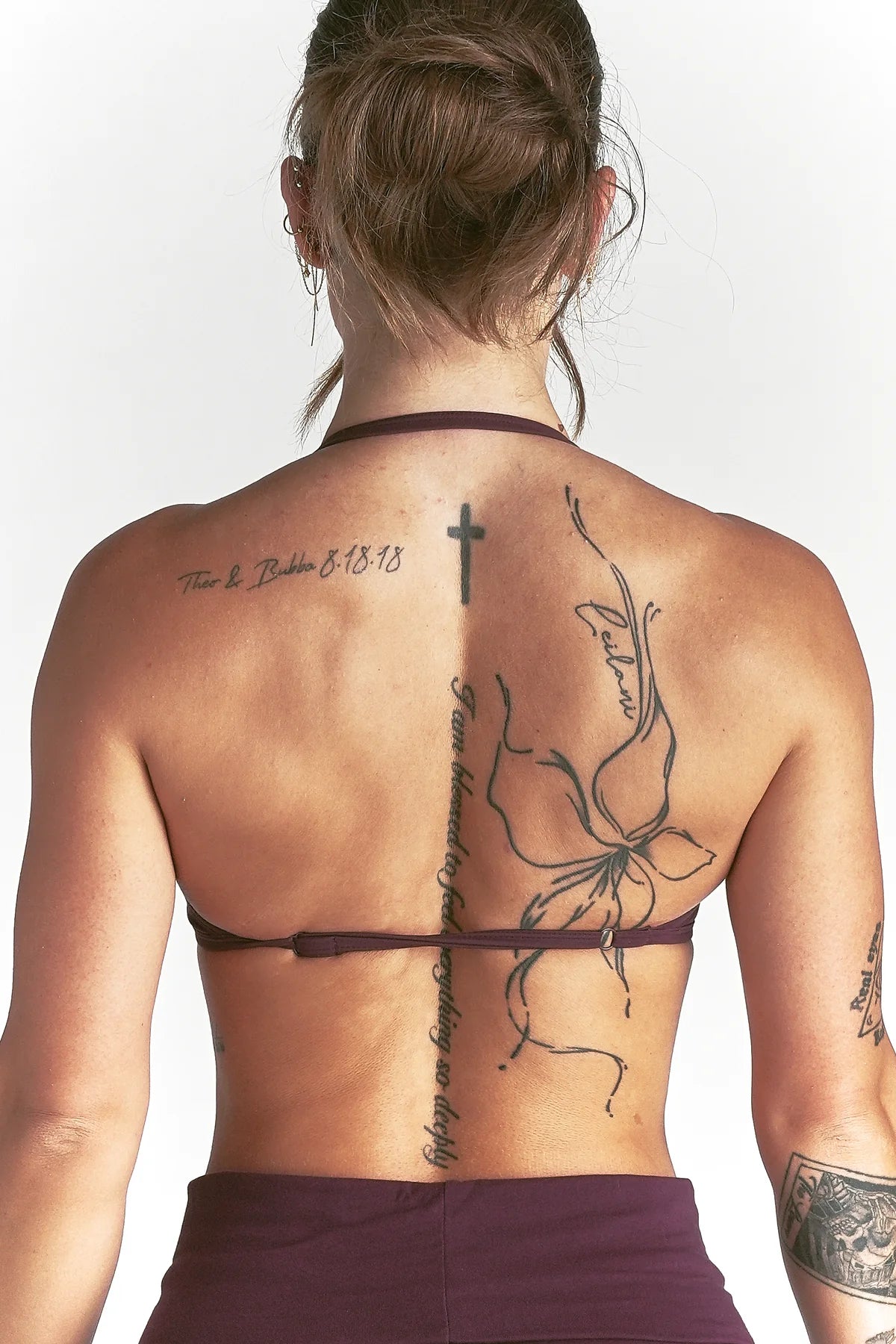 WOLF "LANA" HALTER ENERGY BRA IN FIG