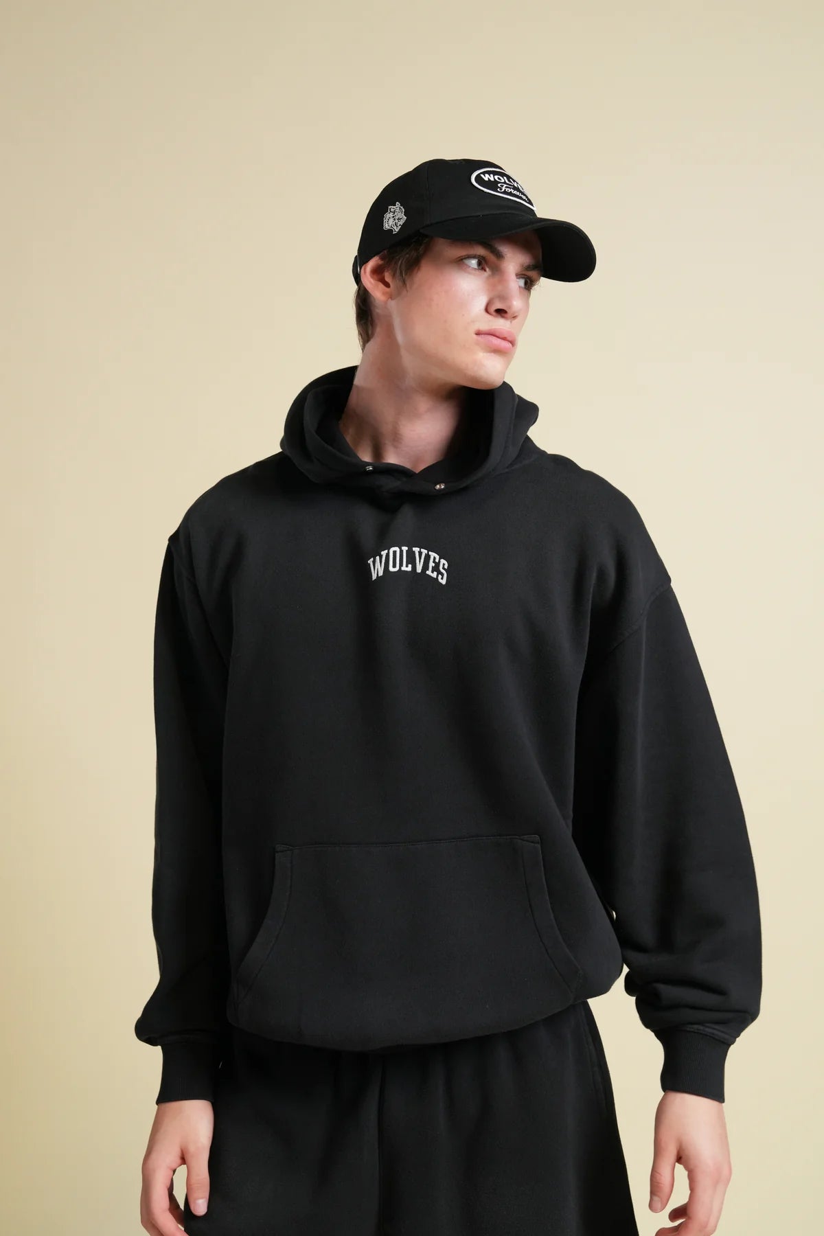 LOYALTY FOREVER "PIERCE" HOODIE IN BLACK SUN FADE