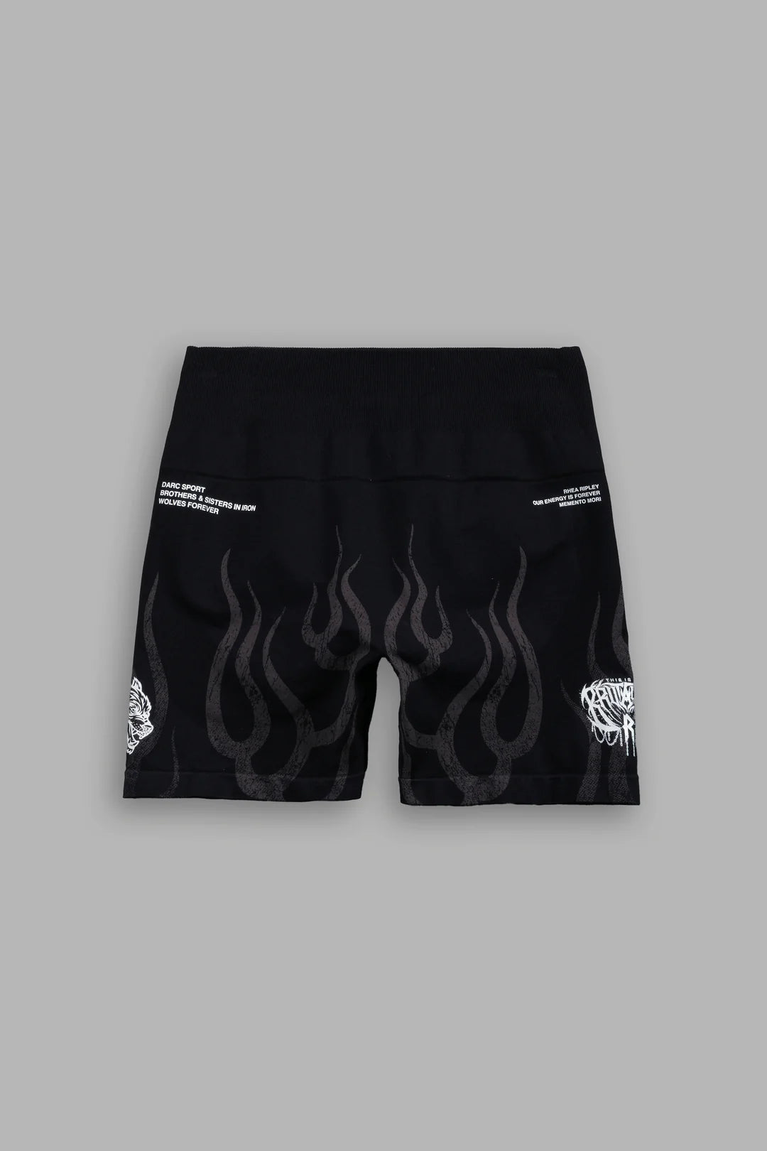 HELLFIRE STELLA SEAMLESS SHORTS IN BLACK
