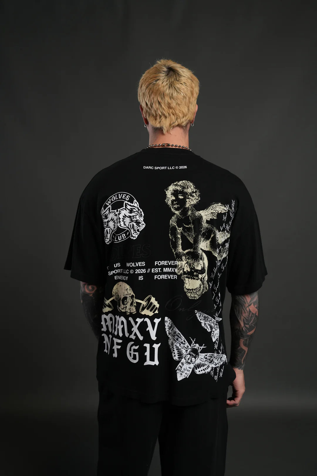 HOLLOW VIRTUE "PREMIUM" OVERSIZED TEE IN BLACK