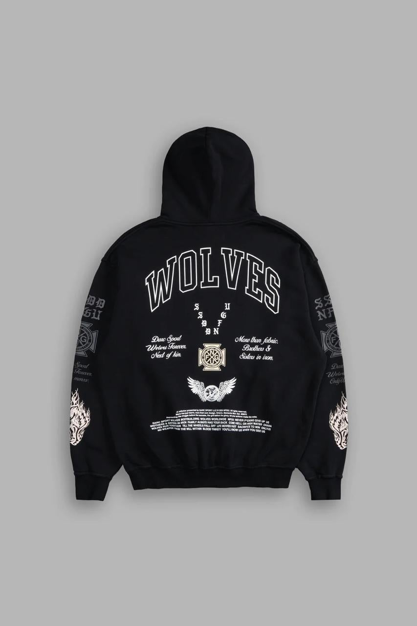 OUR LINEAGE “PIERCE” HOODIE IN BLACK