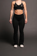 DUAL ROMY FOLDOVER PANTS IN BLACK