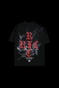 WOLF FROM CONCRETE AMERICAN CLASSIC OVERSIZED TEE IN BLACK