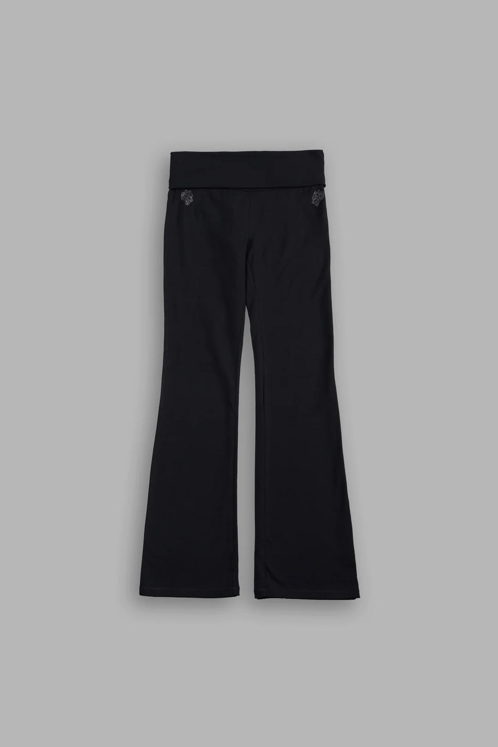 DUAL ROMY FOLDOVER PANTS IN BLACK