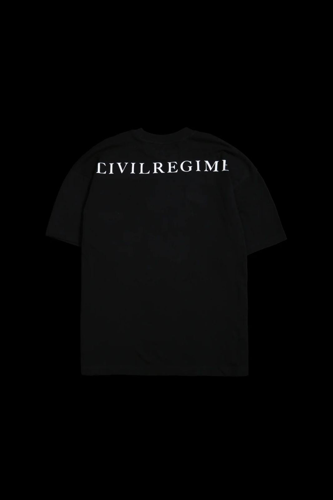 CAT STATUE AMERICAN CLASSIC OVERSIZED TEE IN BLACK