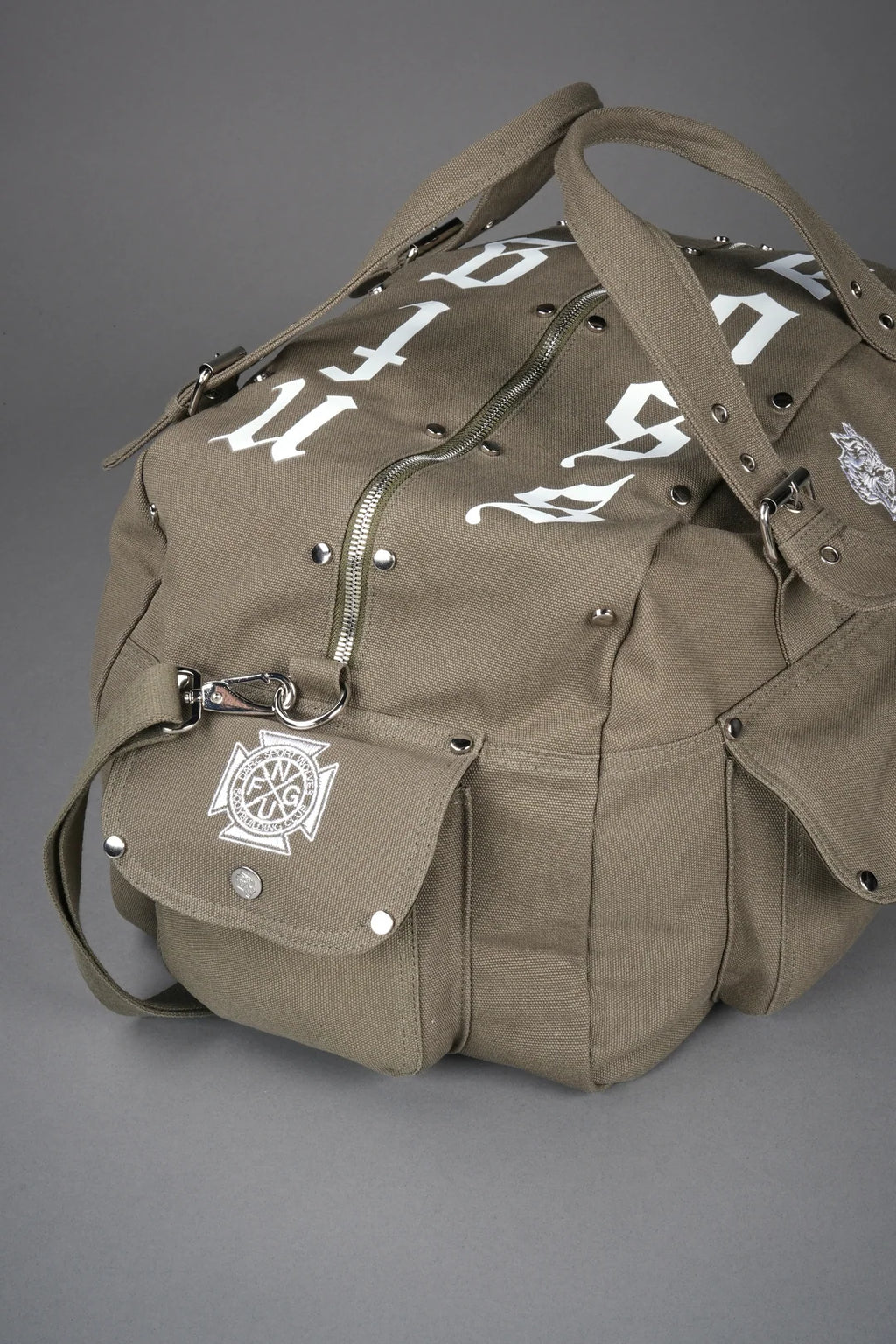 OUR MANTRA DUFFLE BAG IN OLIVE