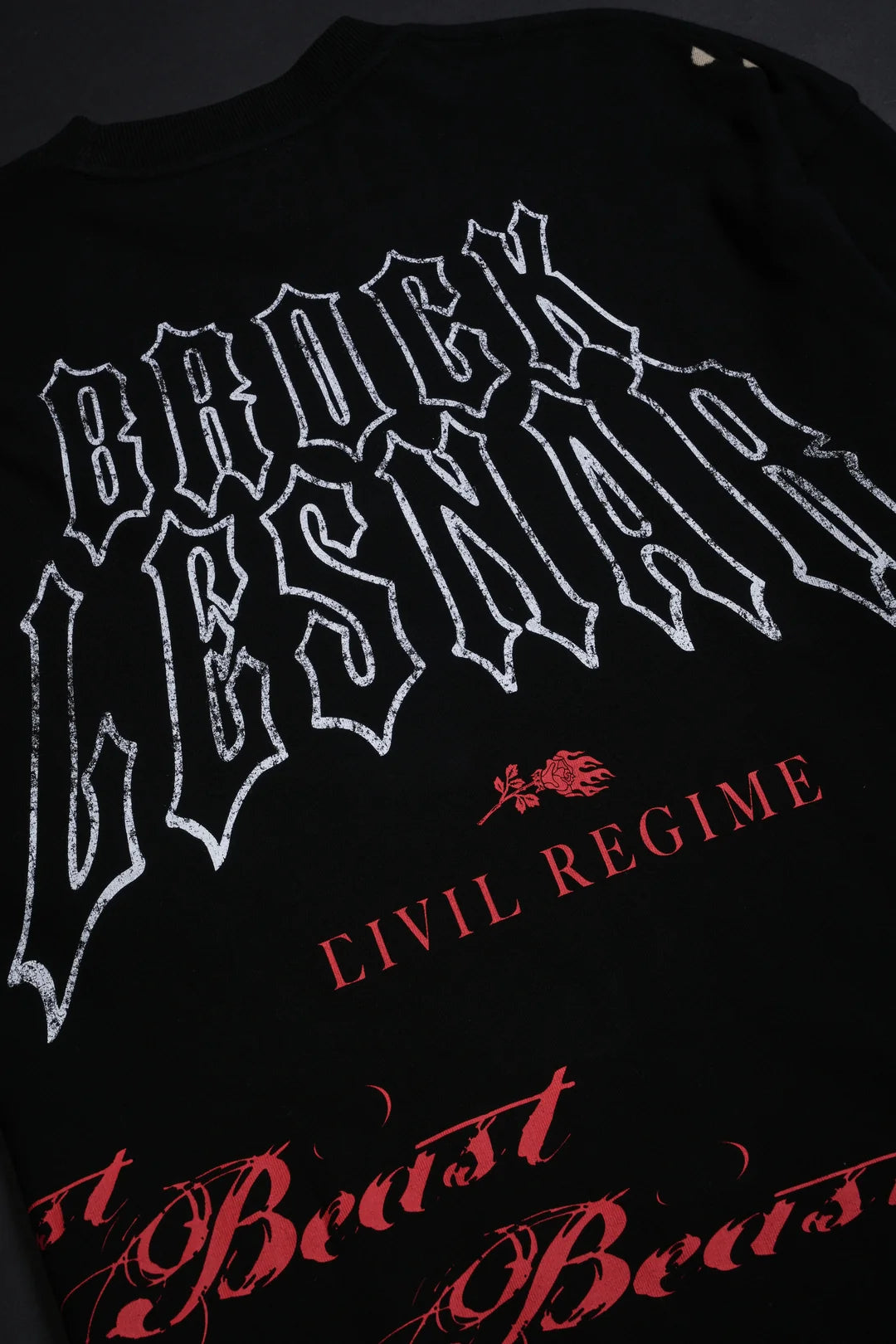 BEAST INACRNATE AMERICAN CLASSIC OVERSIZED TEE IN VINTAGE BLACK
