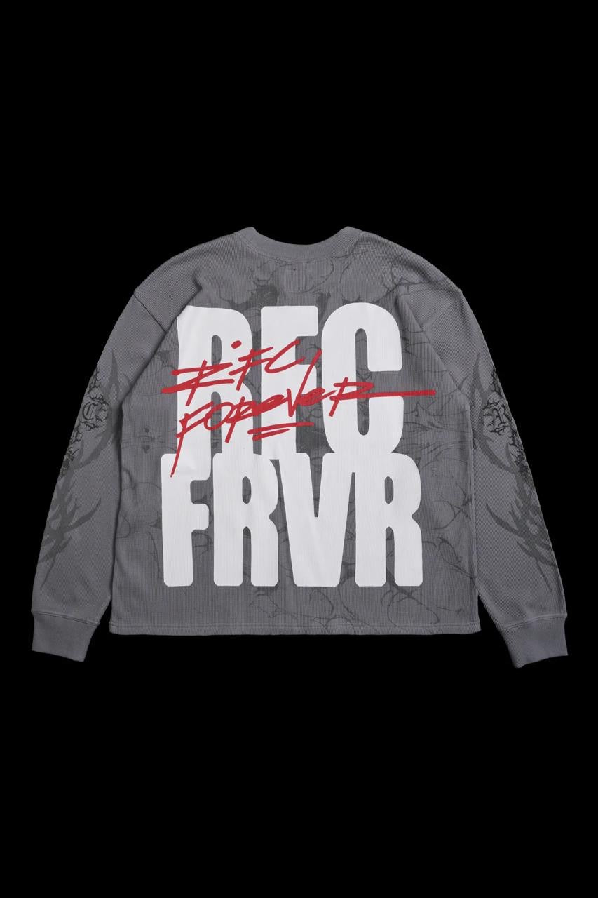 TOTAL BLACKOUT OBSIDIAN WAFFLE THERMAL IN ASH GRAY