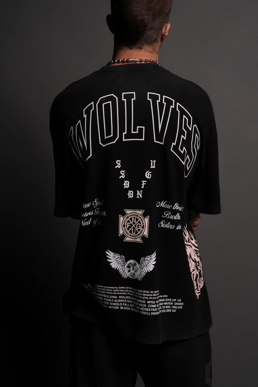 OUR LINEAGE “PREMIUM” OVERSIZED TEE IN BLACK