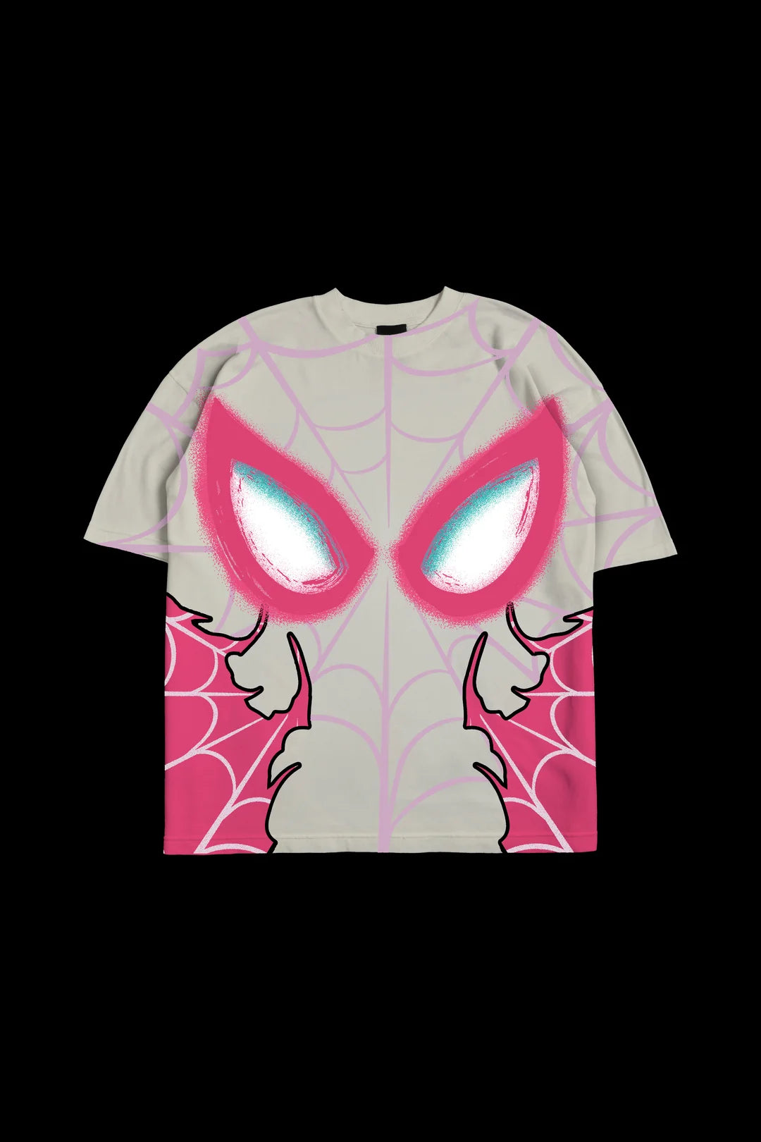GHOST WEBS AMERICAN CLASSIC OVERSIZED TEE IN BUTTER