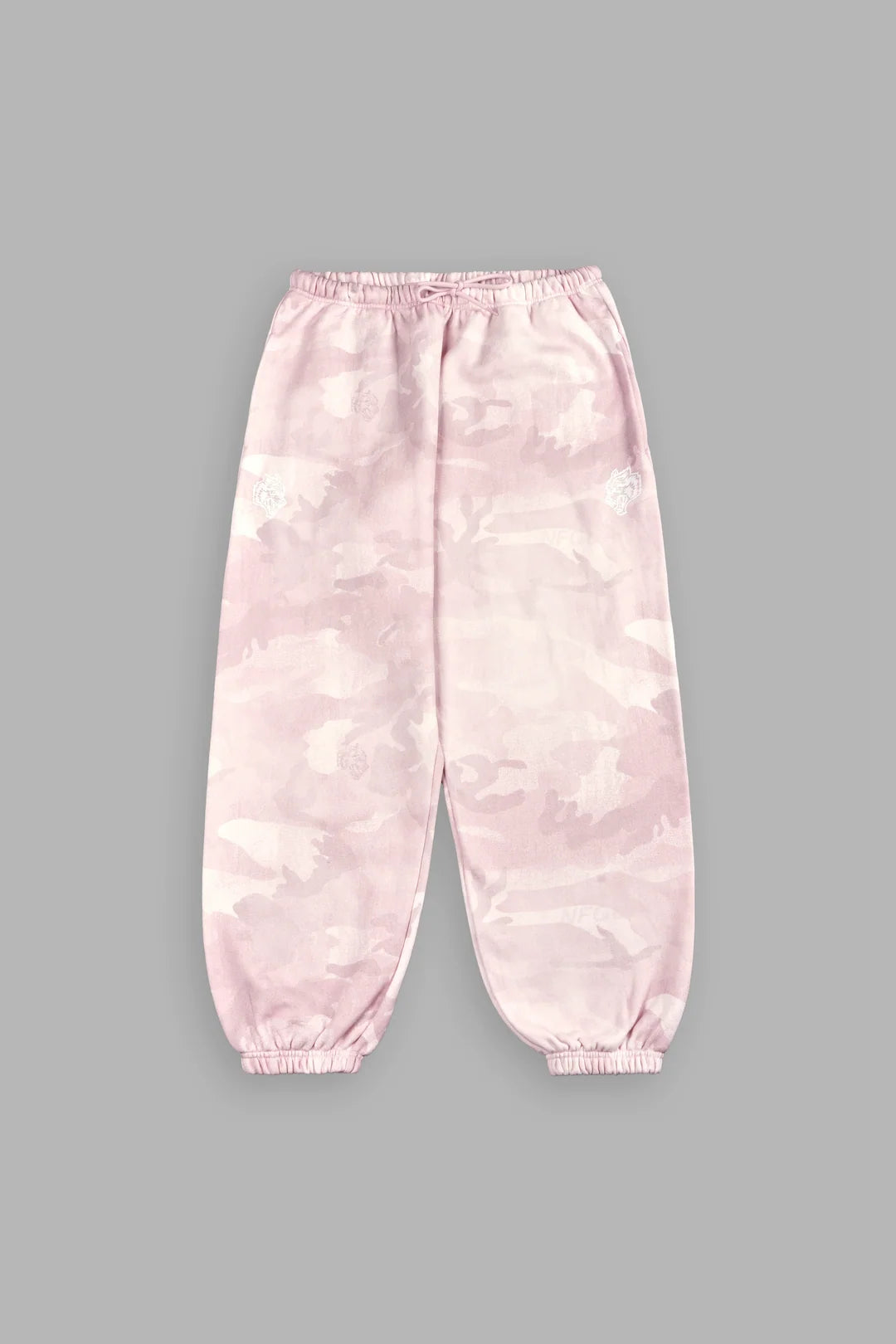 DUAL LIGHTWEIGHT LOUNGER SWEAT PANTS IN BLUSH VINTAGE WOODLAND CAMO