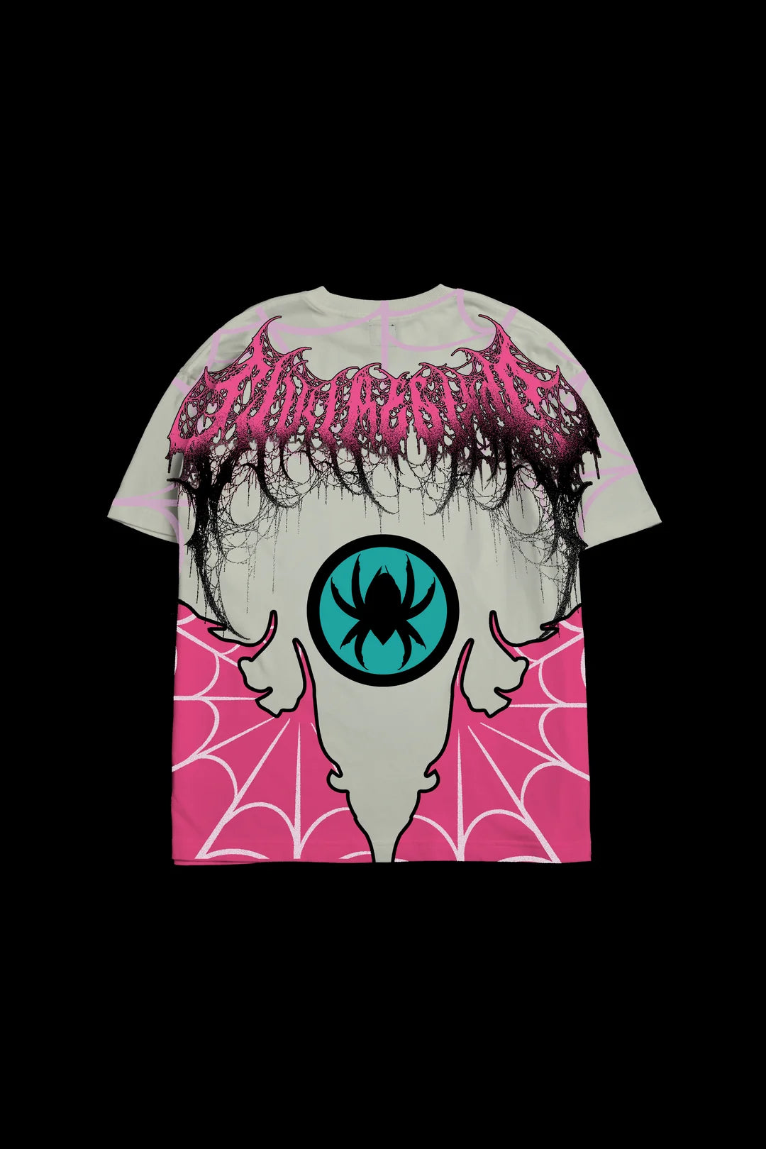 GHOST WEBS AMERICAN CLASSIC OVERSIZED TEE IN BUTTER