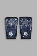 WARRIOR IN THE GARDEN PRINT KNEE SLEEVES IN WARRIOR IN A GARDEN BLACK CAMO
