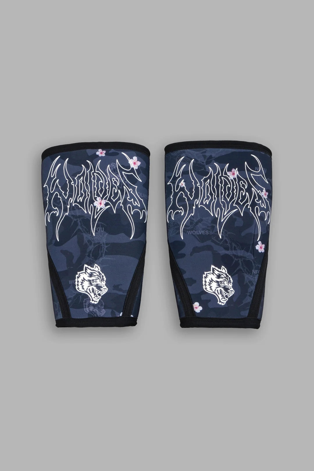 WARRIOR IN THE GARDEN PRINT KNEE SLEEVES IN WARRIOR IN A GARDEN BLACK CAMO