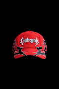 CIVIL CHAOS DAD HAT IN RED