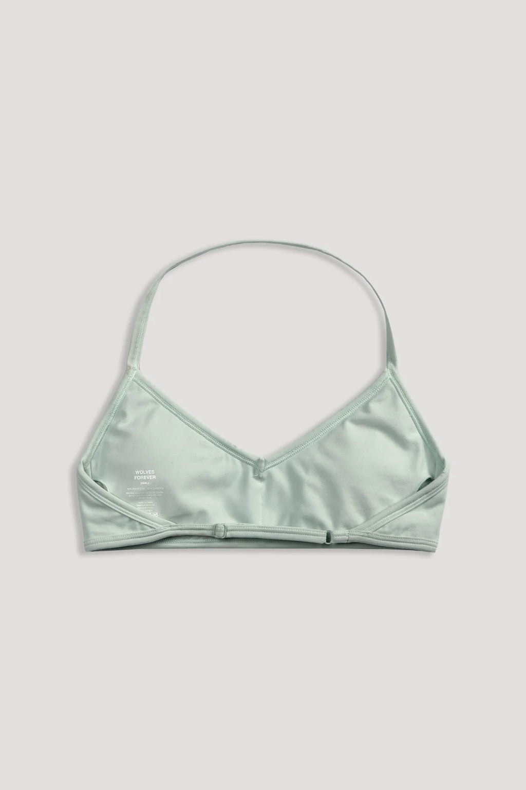 IYKYK "LANA" HALTER ENERGY BRA IN HONEYDEW