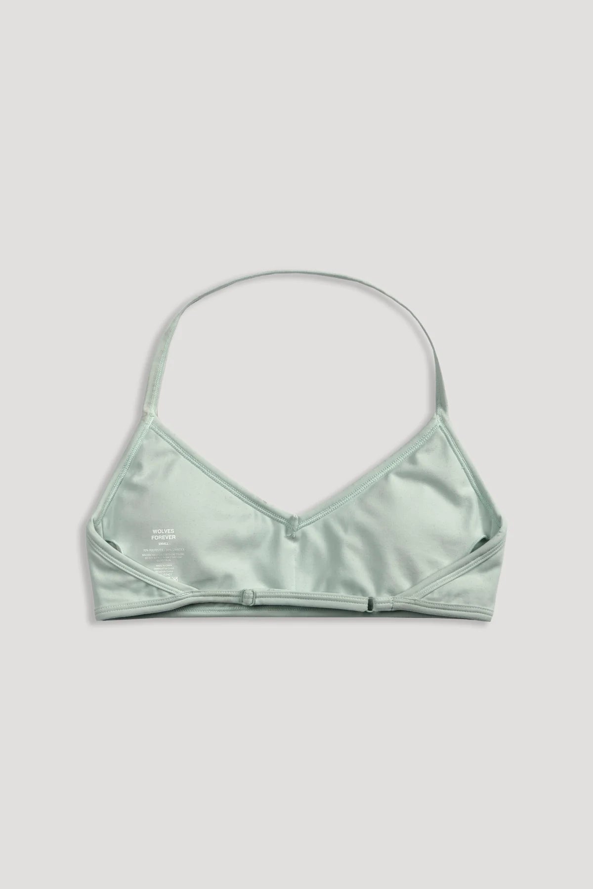 IYKYK "LANA" HALTER ENERGY BRA IN HONEYDEW