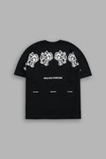 WOLVES HAVE YOUR BACK "PREMIUM" OVERSIZED TEE IN BLACK