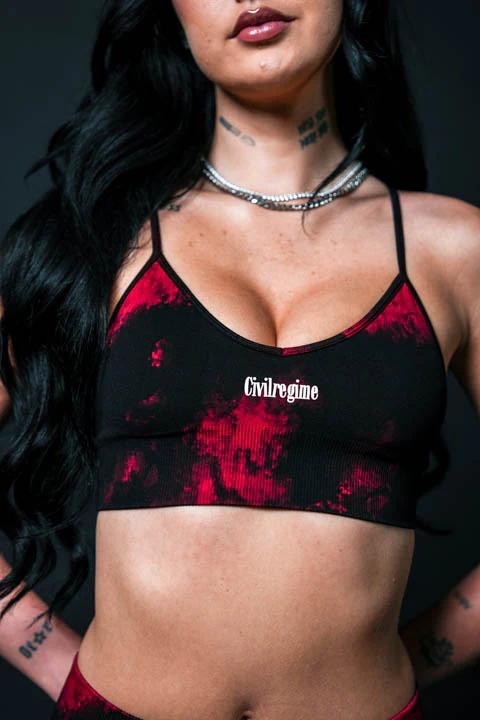 KELLY SEAMLESS BRA IN LAVA WASH