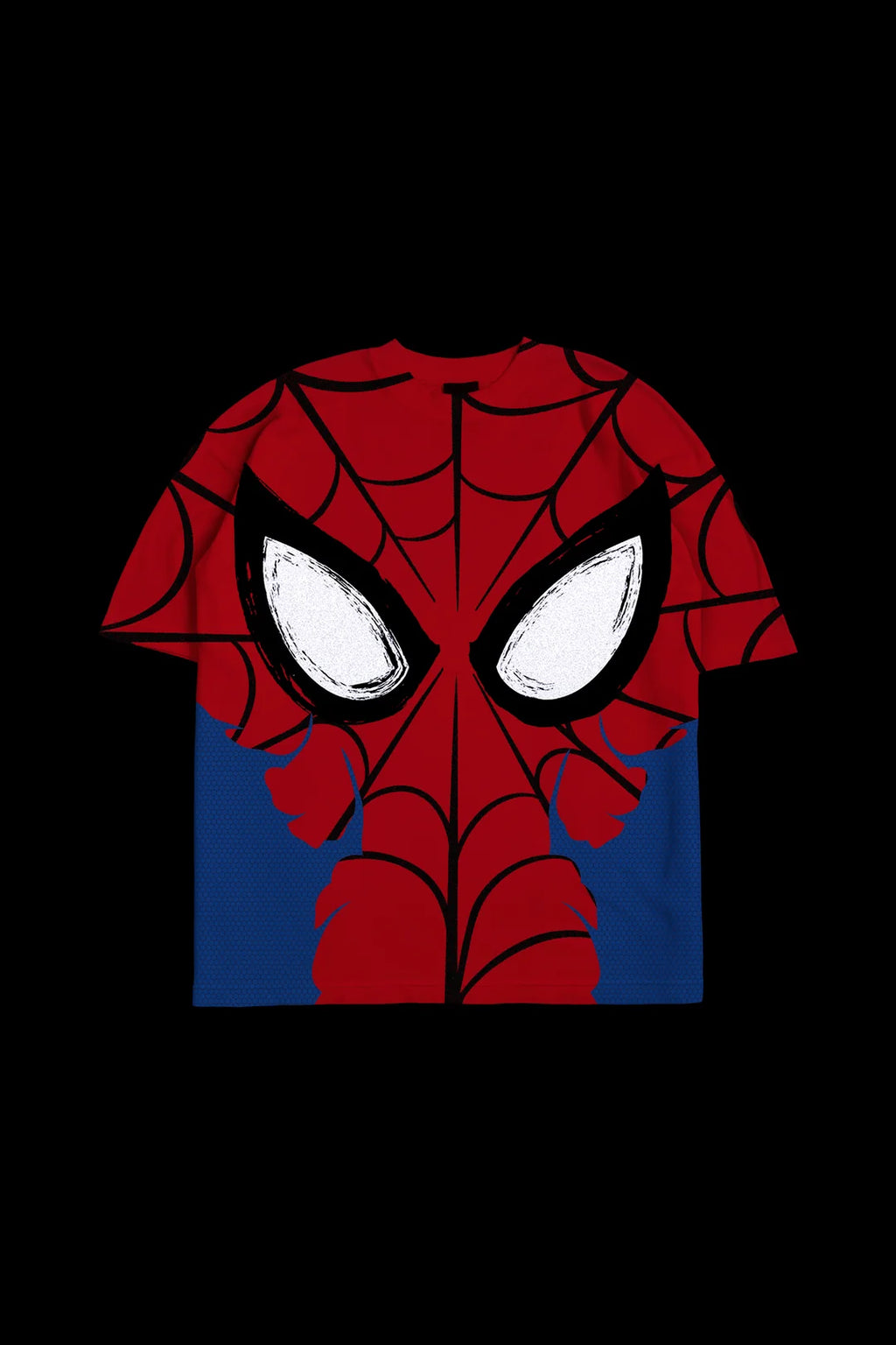 CLASSIC WEBS AMERICAN CLASSIC OVERSIZED TEE IN RED/BLUE