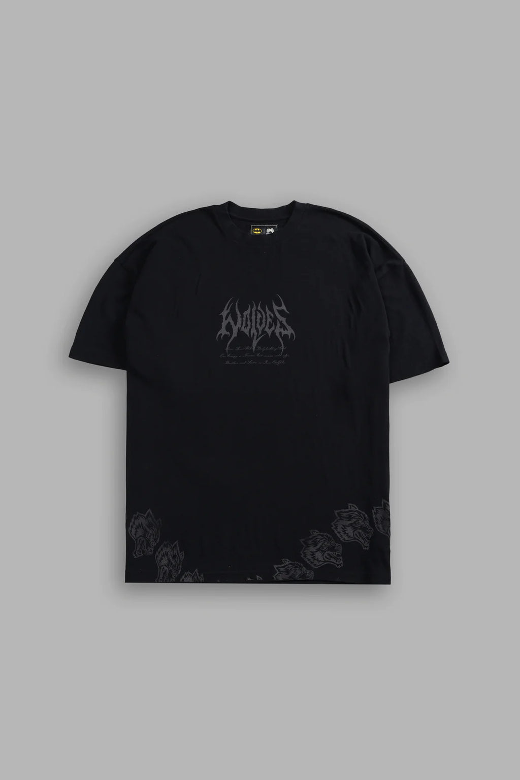 DARC JOKER "SIDE BY SIDE" SERIES PREMIUM OVERSIZED TEE IN BLACK