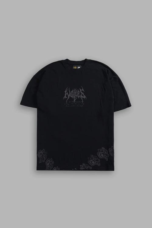 DARC JOKER "SIDE BY SIDE" SERIES PREMIUM OVERSIZED TEE IN BLACK