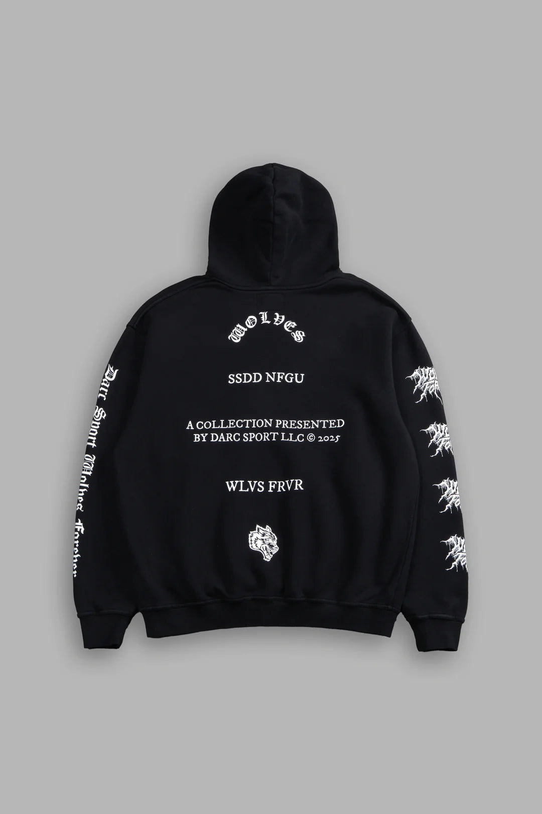 WHERE SHADOWS BEGIN "PIERCE" HOODIE IN BLACK