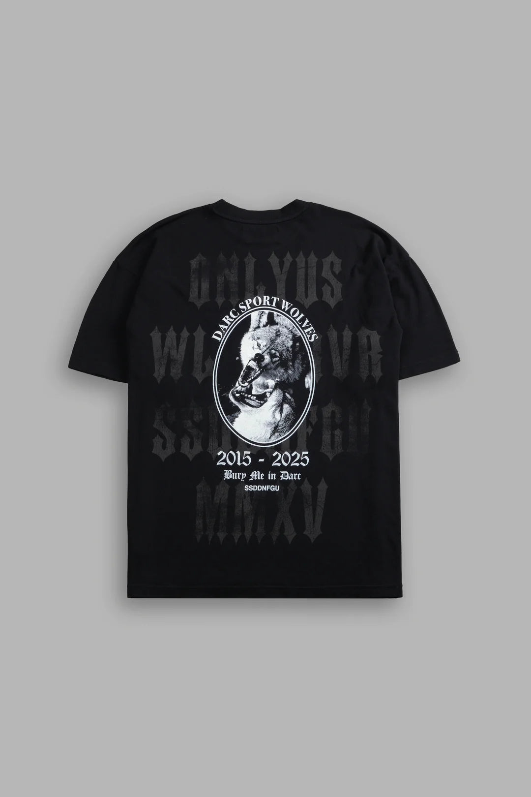 WOLF BLOOD "PREMIUM" OVERSIZED TEE IN BLACK