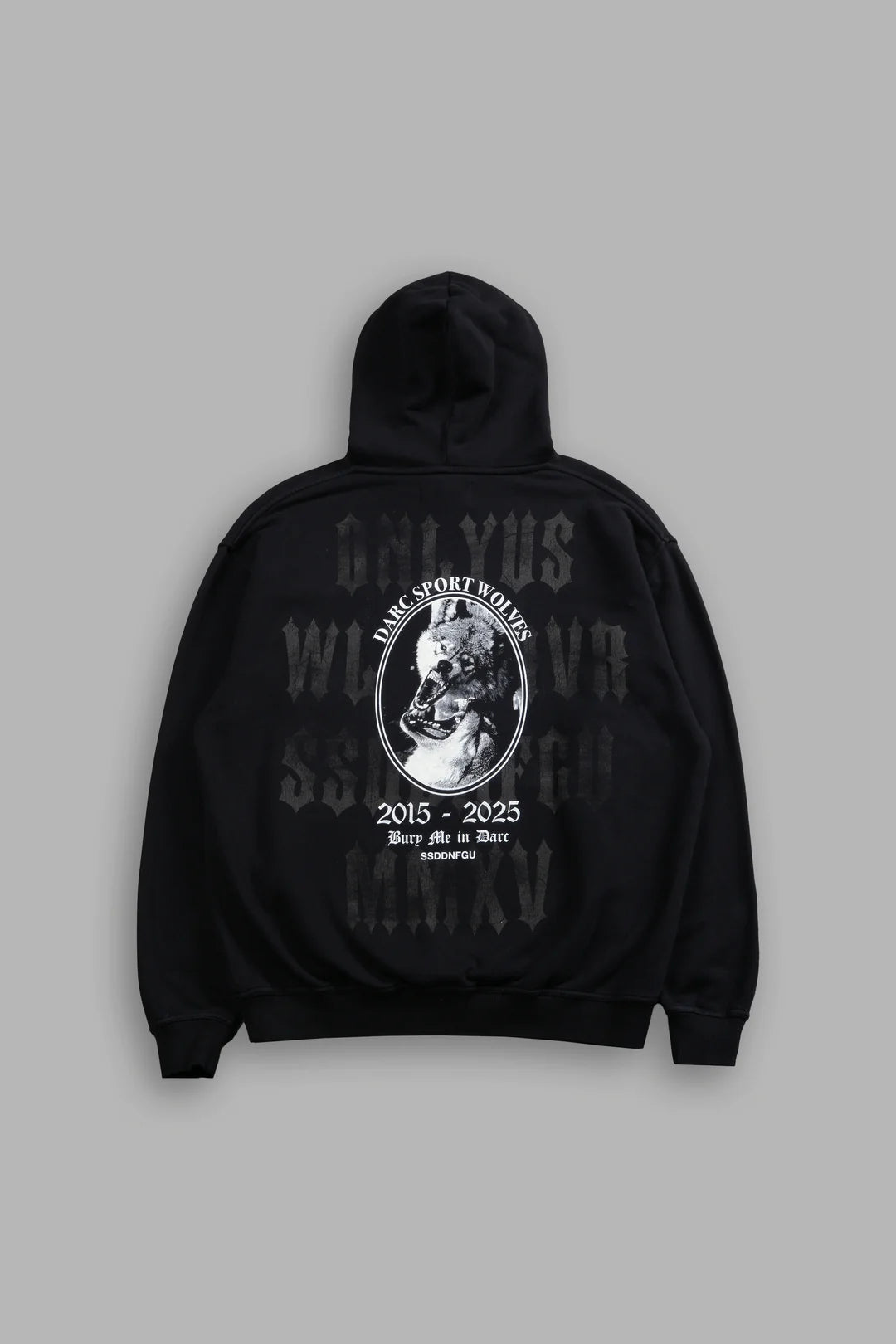 WOLF BLOOD "PIERCE" HOODIE IN BLACK