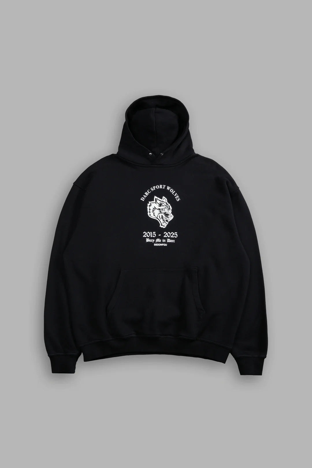 WOLF BLOOD "PIERCE" HOODIE IN BLACK
