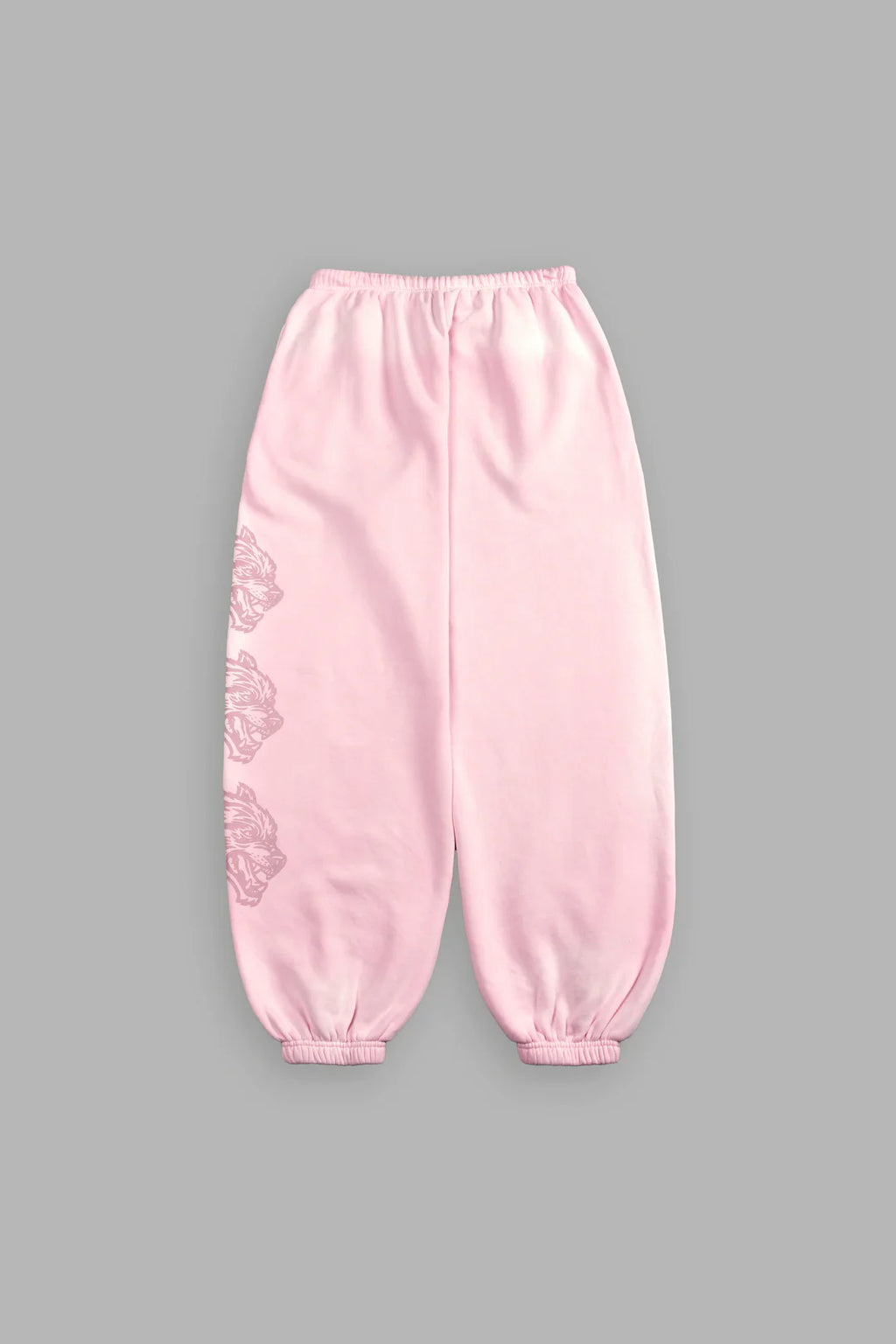 HEART CHERUB UNISEX LIGHTWEIGHT LOUNGER SWEAT PANTS IN CHERRY BLOSSOM HALO WASH