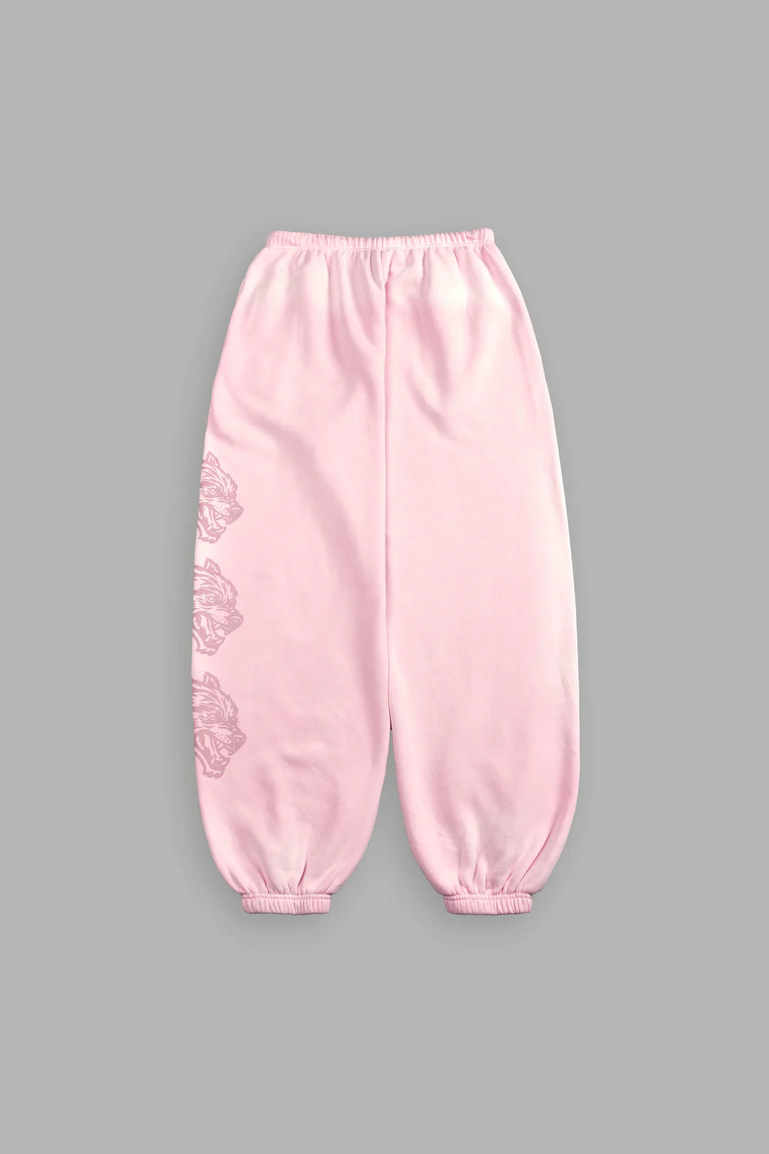 HEART CHERUB UNISEX LIGHTWEIGHT LOUNGER SWEAT PANTS IN CHERRY BLOSSOM HALO WASH