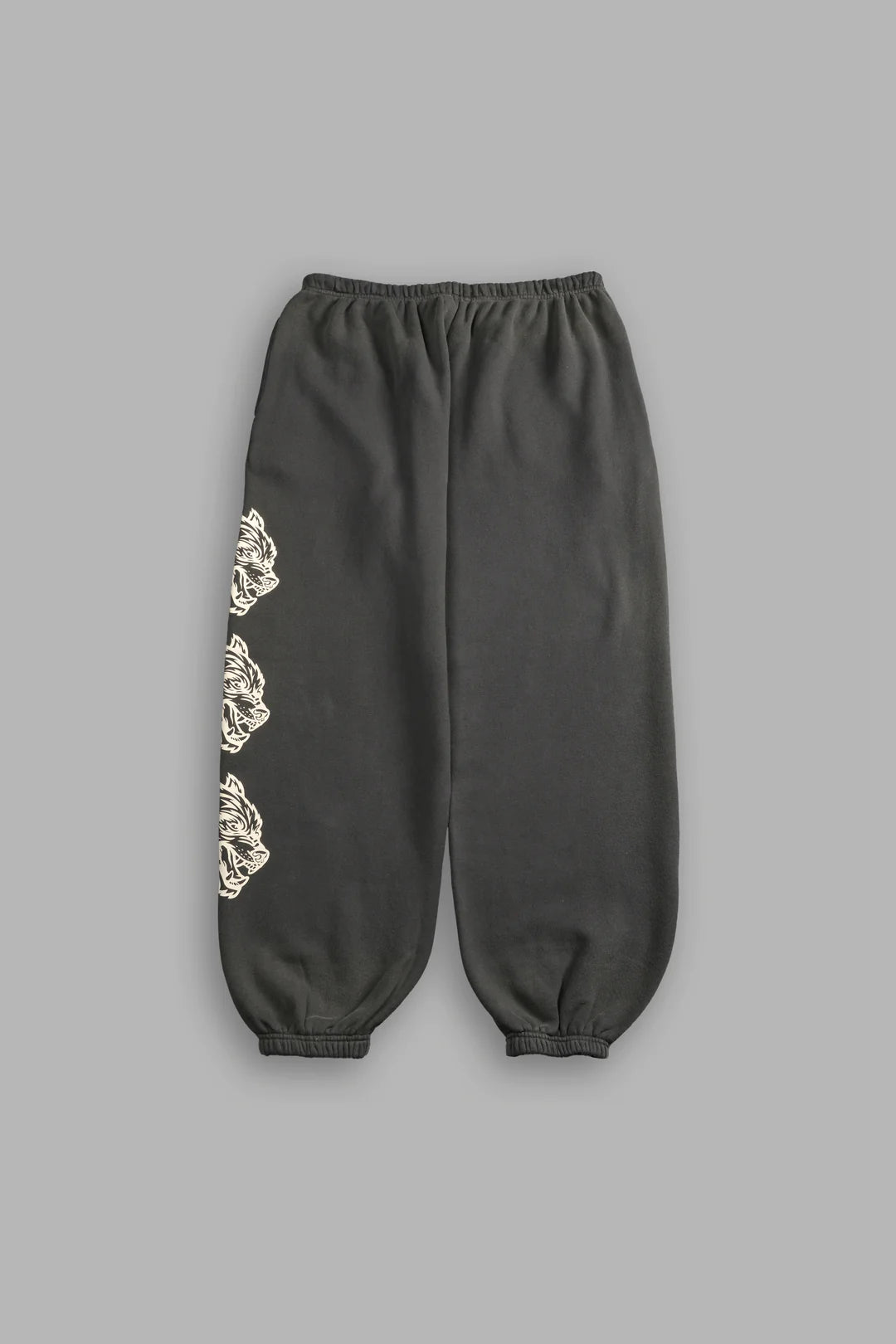 HEART CHERUB LIGHTWEIGHT LOUNGER SWEAT PANTS IN WOLF GRAY HALO WASH