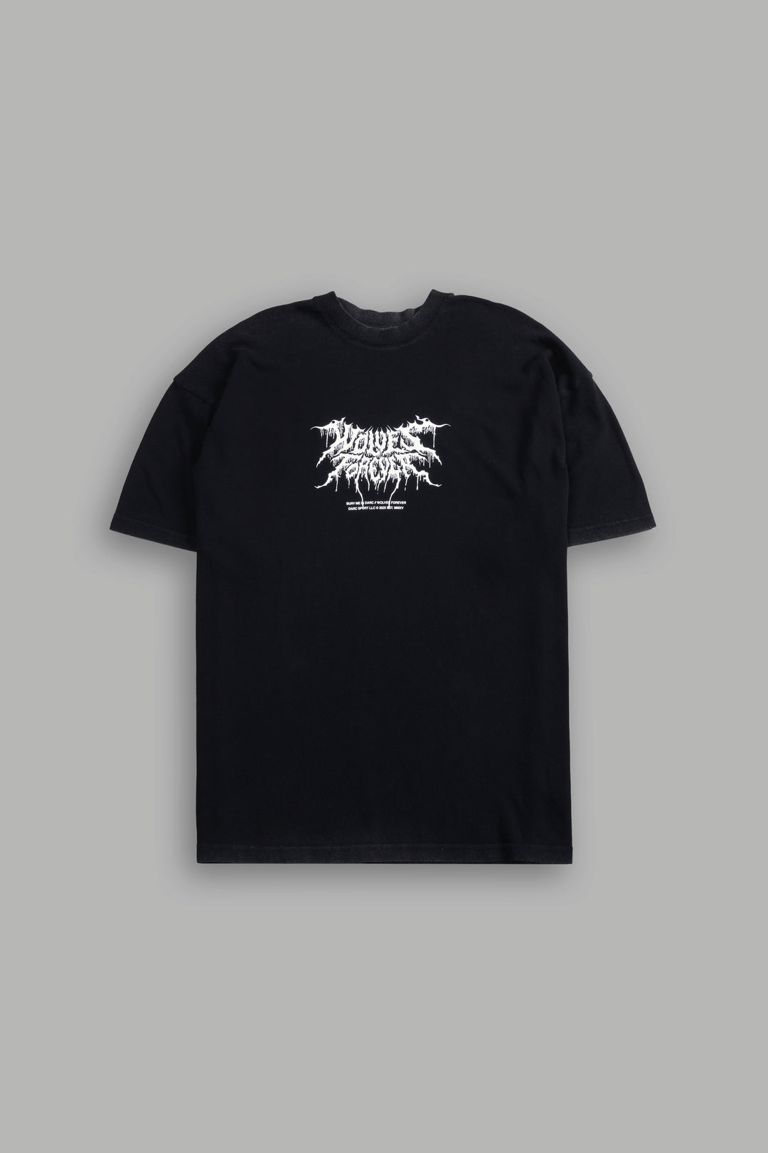 OUR BLOOD "PREMIUM" OVERSIZED TEE IN BLACK