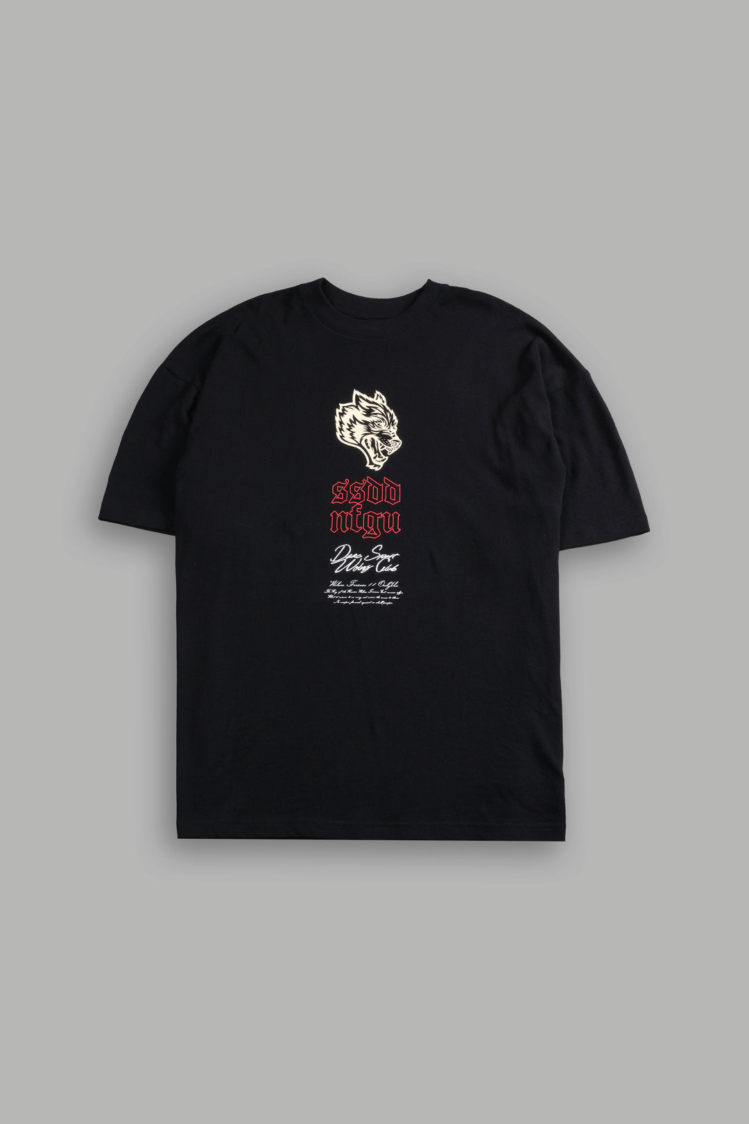 REAPER BLOSSOM "PREMIUM" OVERSIZED TEE IN BLACK