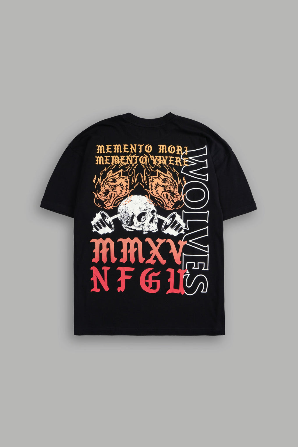 YESTERDAY'S GONE "PREMIUM" OVERSIZED TEE IN BLACK