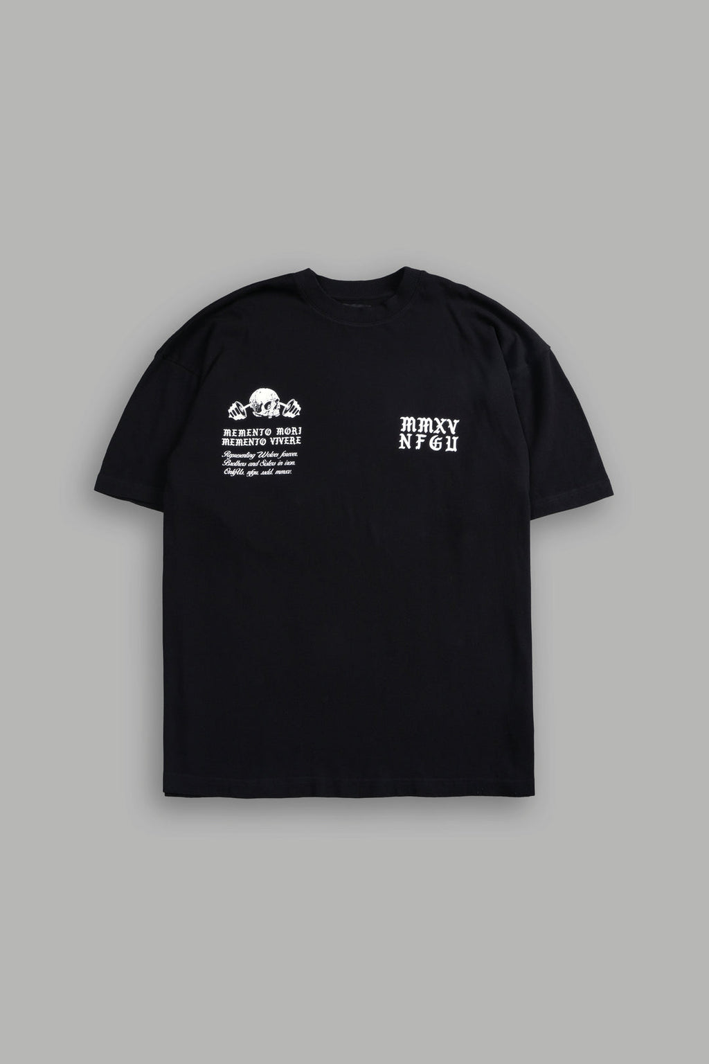 YESTERDAY'S GONE "PREMIUM" OVERSIZED TEE IN BLACK