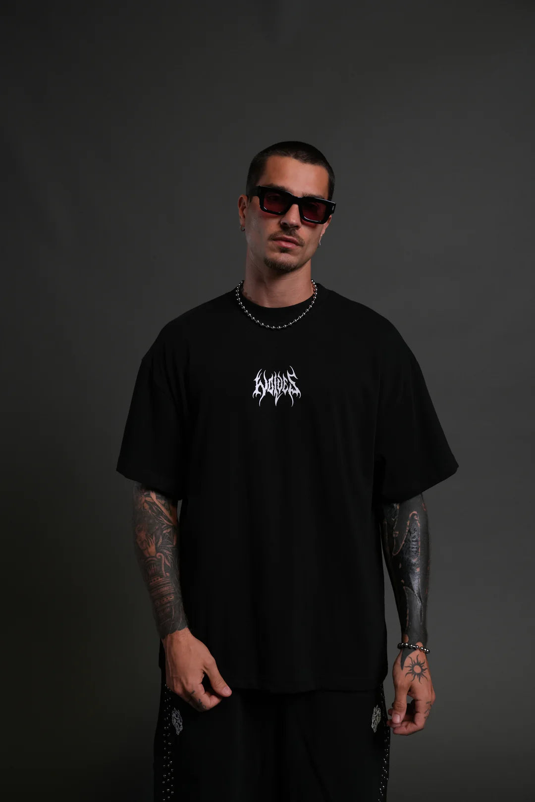 HESH CORE "PREMIUM" OVERSIZED TEE IN BLACK