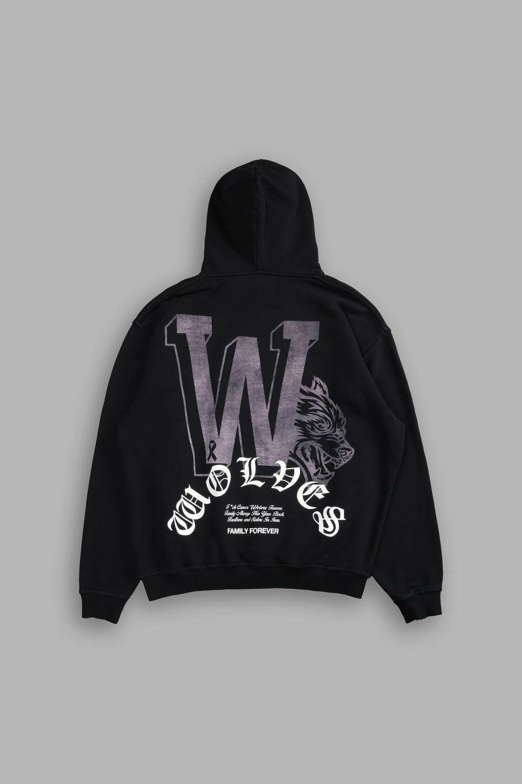 KEEP ON FIGHTING "PIERCE" HOODIE IN BLACK