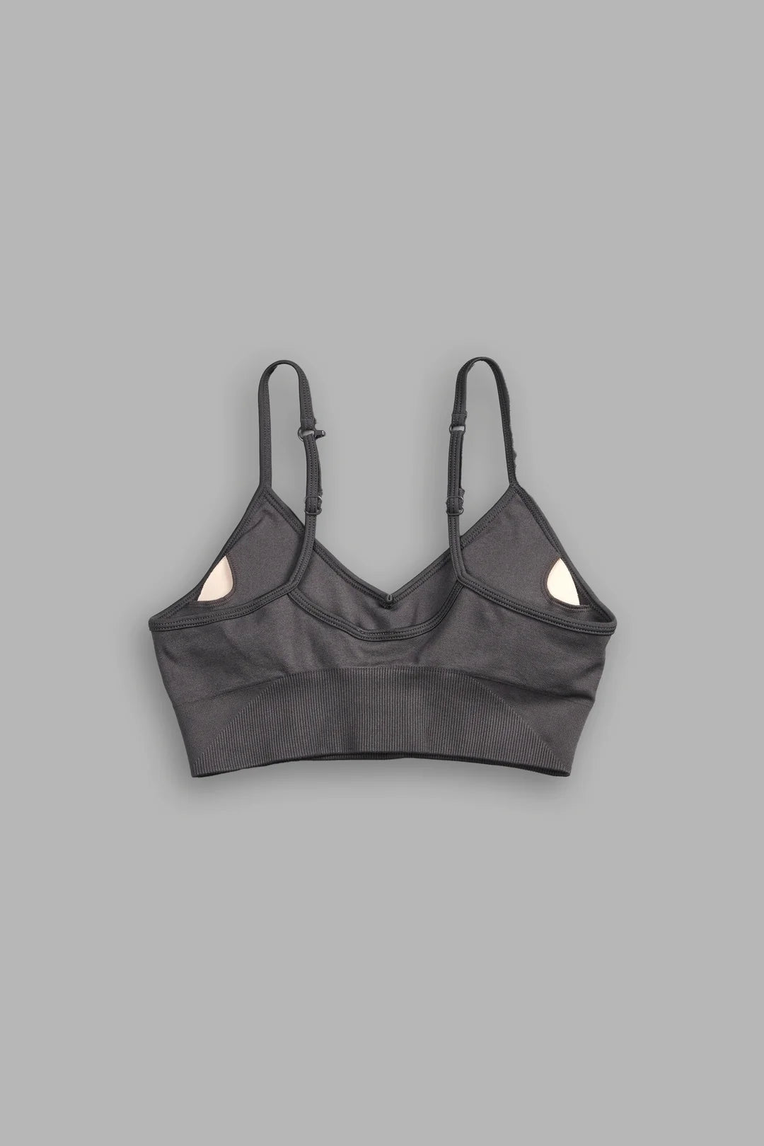 FINITE CODE LOYALTY "EVERSON SEAMLESS" SPORTS BRA IN WOLF GRAY