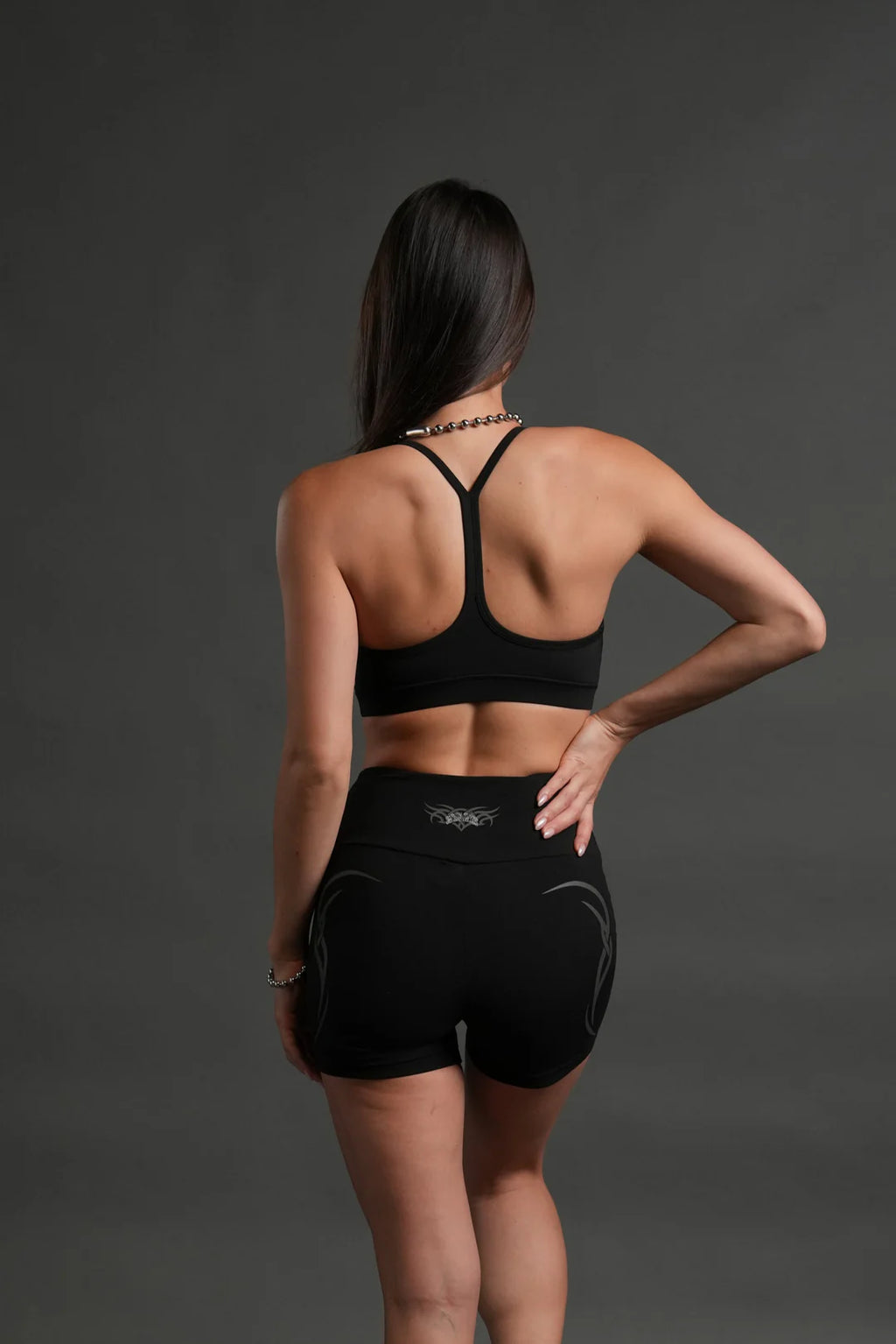 FINITE CODE LOYALTY "EVERYDAY" SPORTS BRA IN BLACK