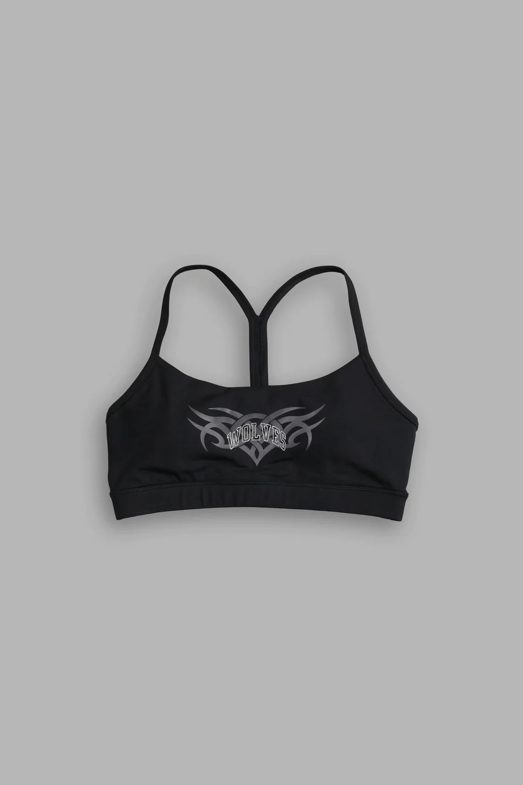 FINITE CODE LOYALTY "EVERYDAY" SPORTS BRA IN BLACK