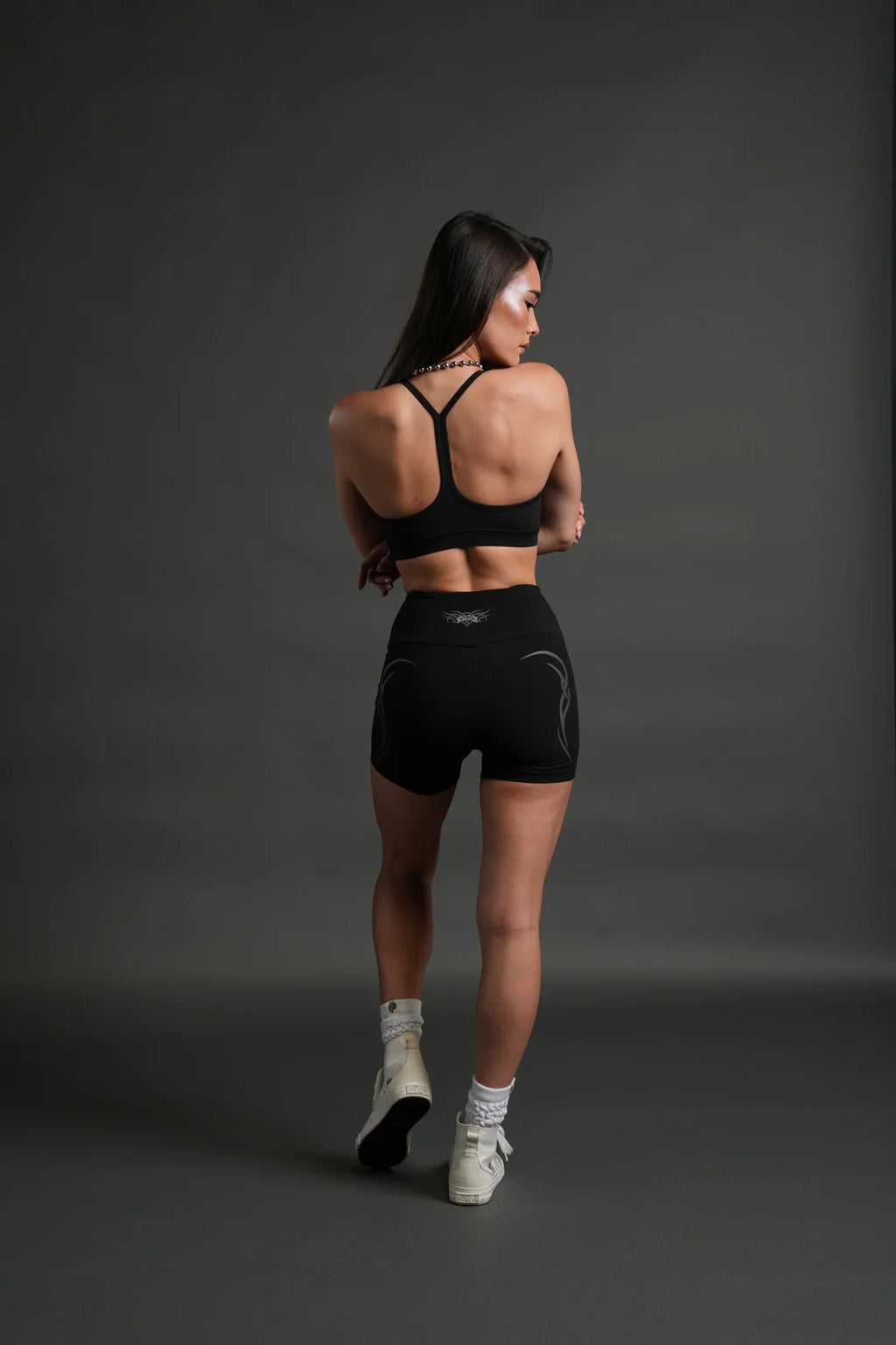 FINITE CODE LOYALTY "EVERYDAY" SPORTS BRA IN BLACK