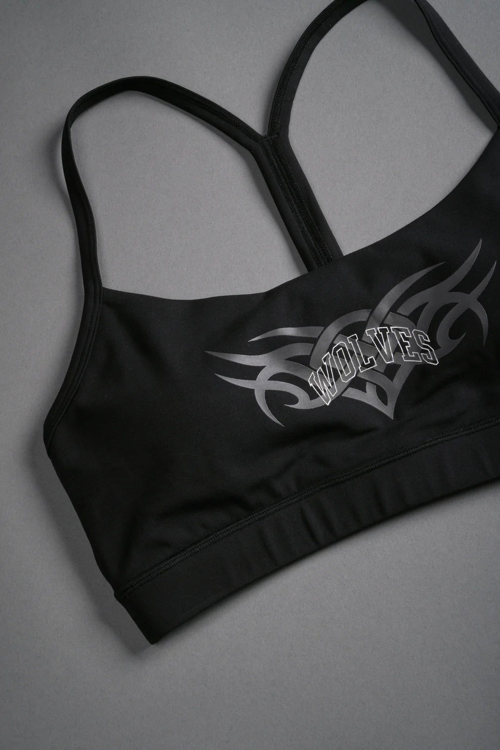 FINITE CODE LOYALTY "EVERYDAY" SPORTS BRA IN BLACK