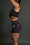 DUAL FINITE CODE BEAU SHORTS IN PHANTOM PURPLE