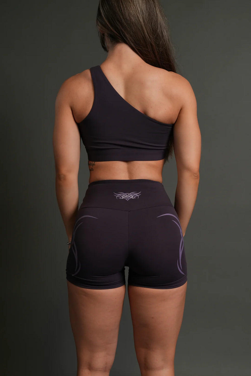 DUAL FINITE CODE BEAU SHORTS IN PHANTOM PURPLE