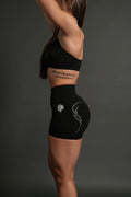 DUAL FINITE CODE BEAU SHORTS IN BLACK